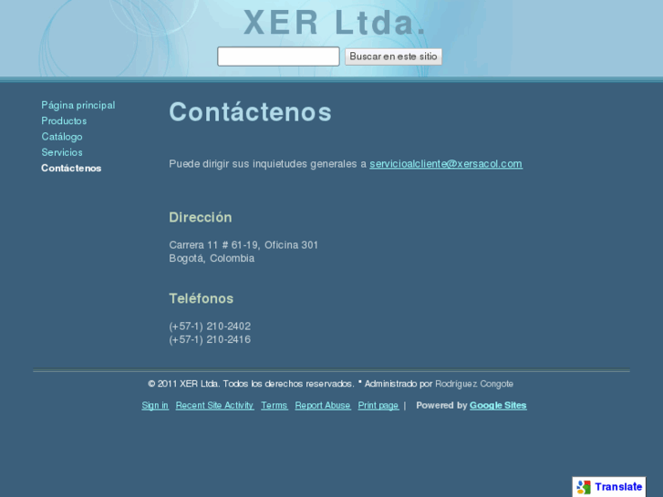 www.xersacol.com