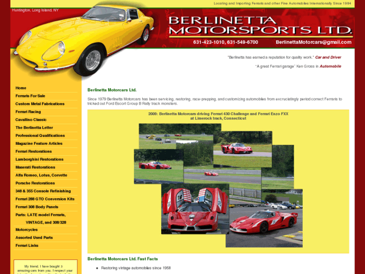 www.berlinettamotorcars.com