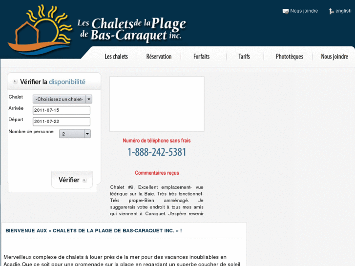 www.chaletsdelaplage.com