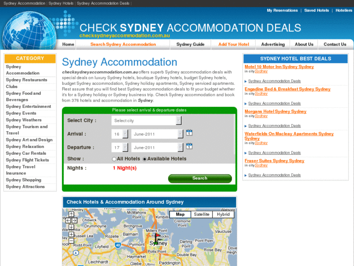 www.checksydneyaccommodation.com.au