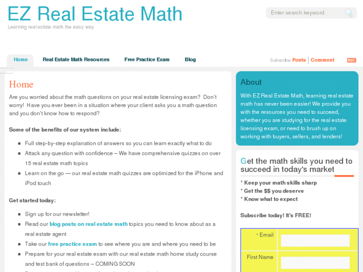 www.ezrealestatemath.com