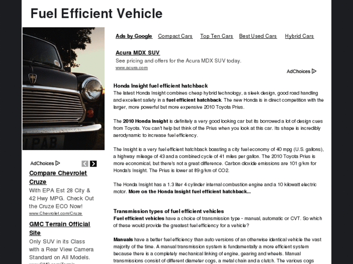 www.fuel-efficientvehicles.com