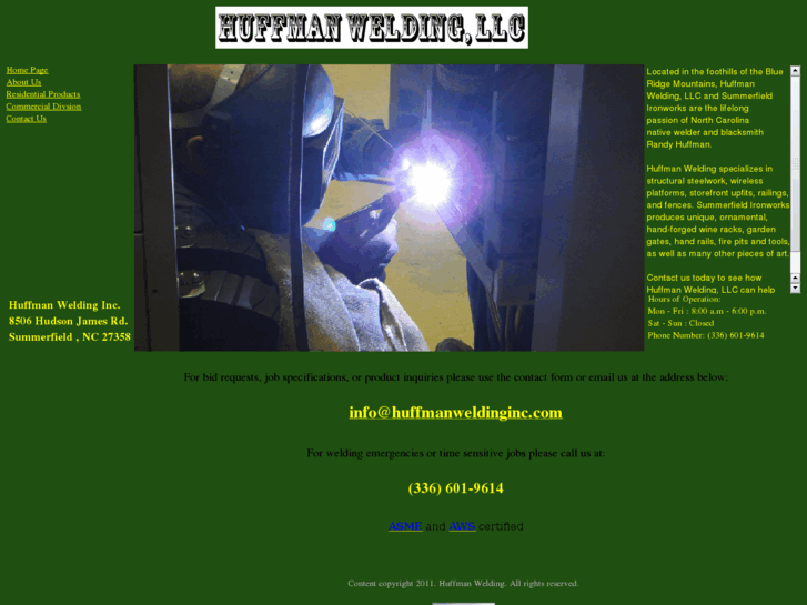 www.huffmanweldinginc.com