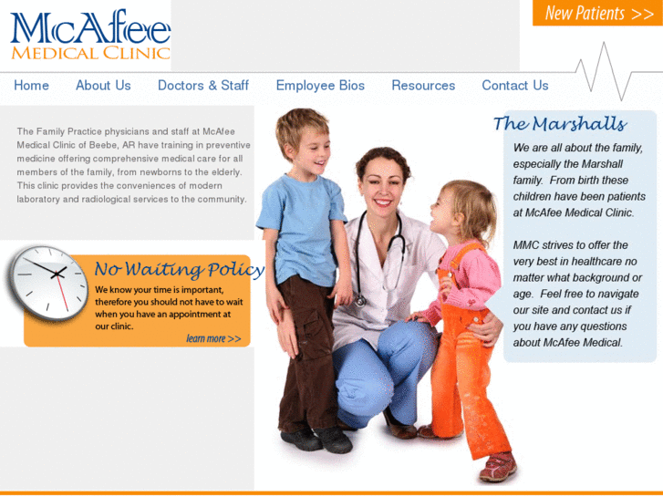 www.mcafeemedicalclinic.com