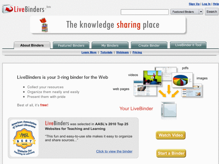 www.mylivebinder.com