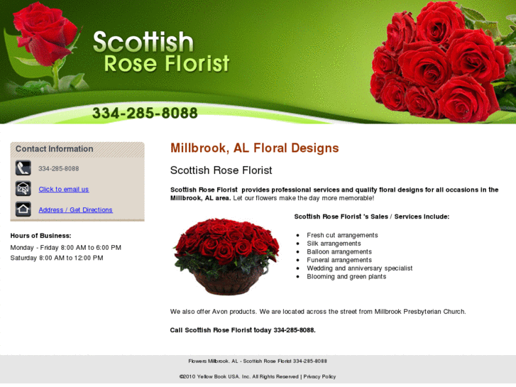 www.scottishroseflorist.biz