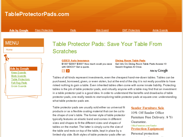 www.tableprotectorpads.com