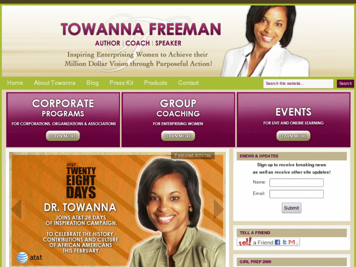 www.towannafreeman.com