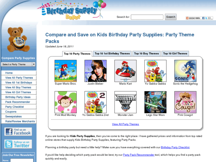 www.birthdaysupplydepot.com