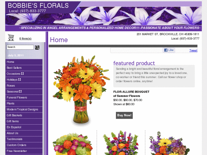 www.bobbiesflorals.com