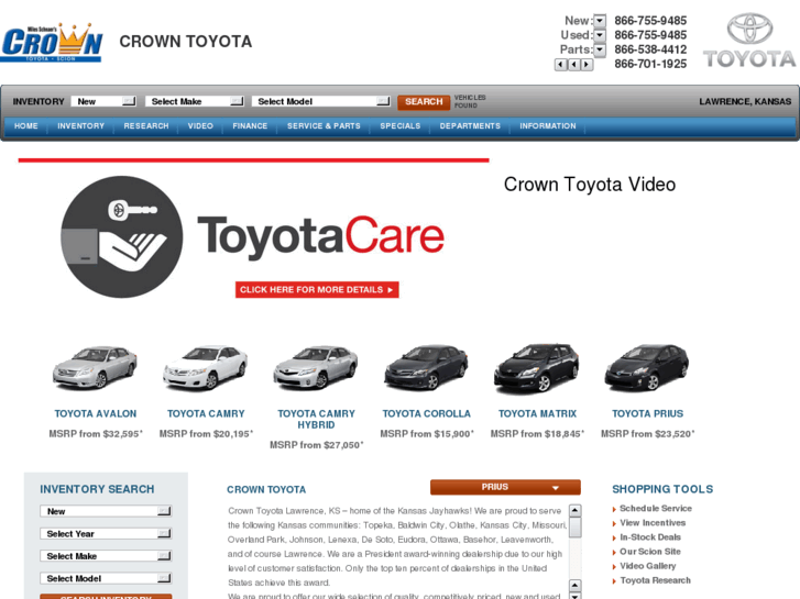 www.crowntoyotaoflawrence.com