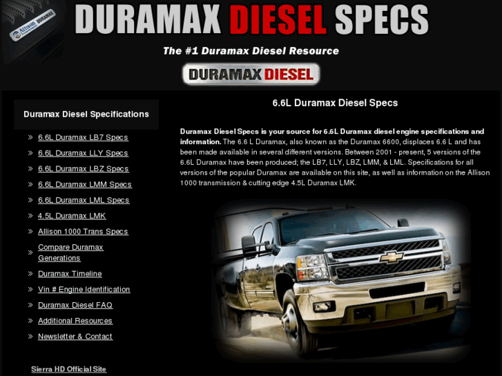 www.duramaxdieselspecs.com