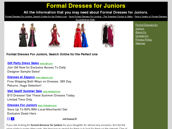 www.formaldressesforjuniors.com