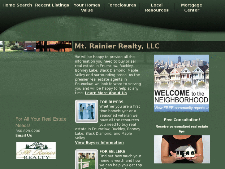 www.mtrainierrealty.com