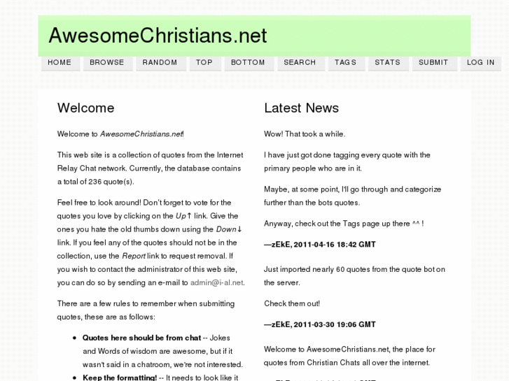 www.awesomechristian.net