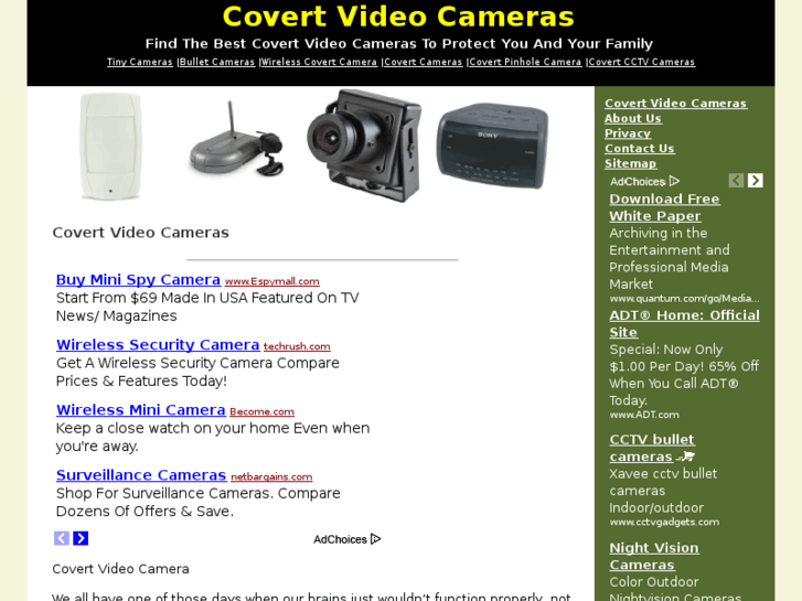 www.covertvideocameras.net