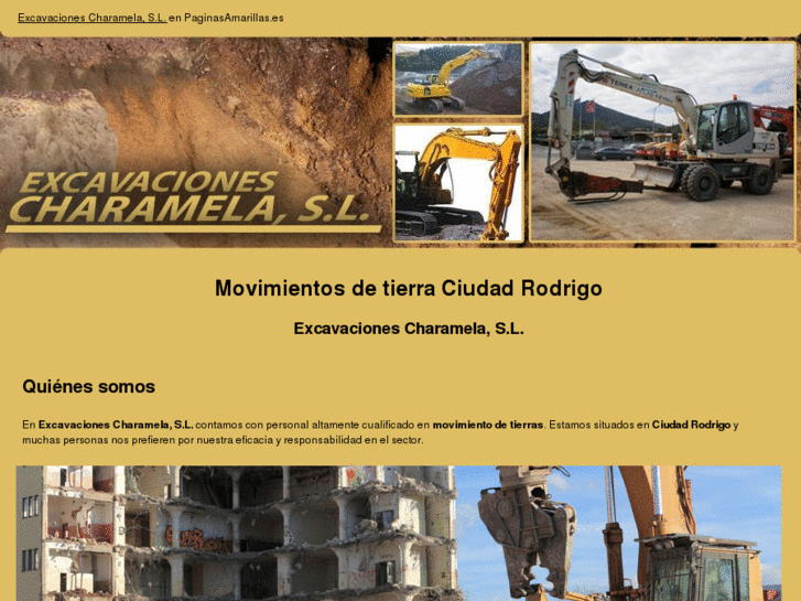 www.excavacionescharamela.com