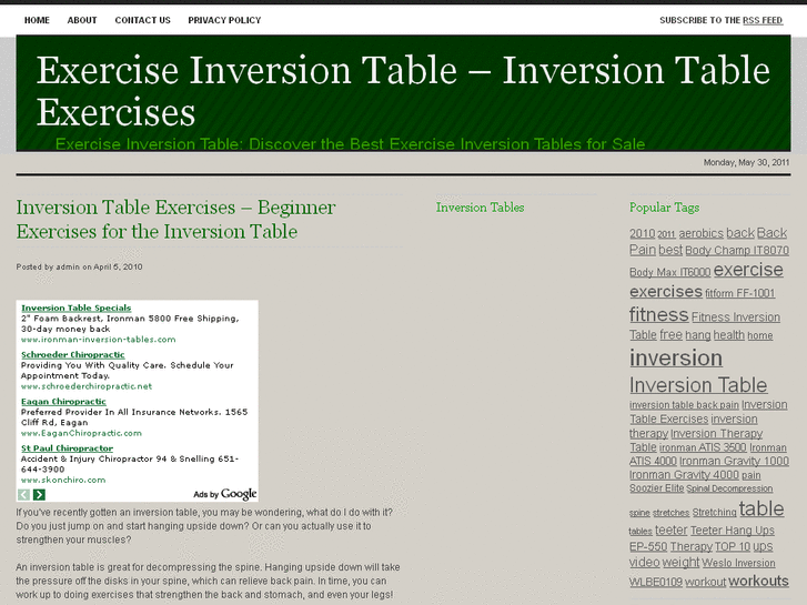 www.exerciseinversiontable.com