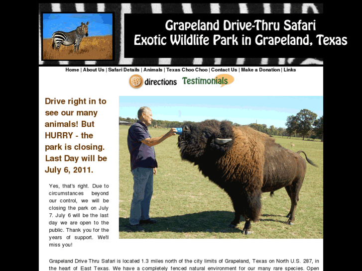 www.grapelanddrivethrusafari.com