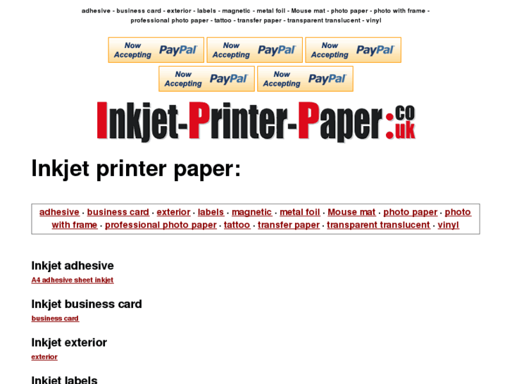 www.inkjet-printer-paper.co.uk