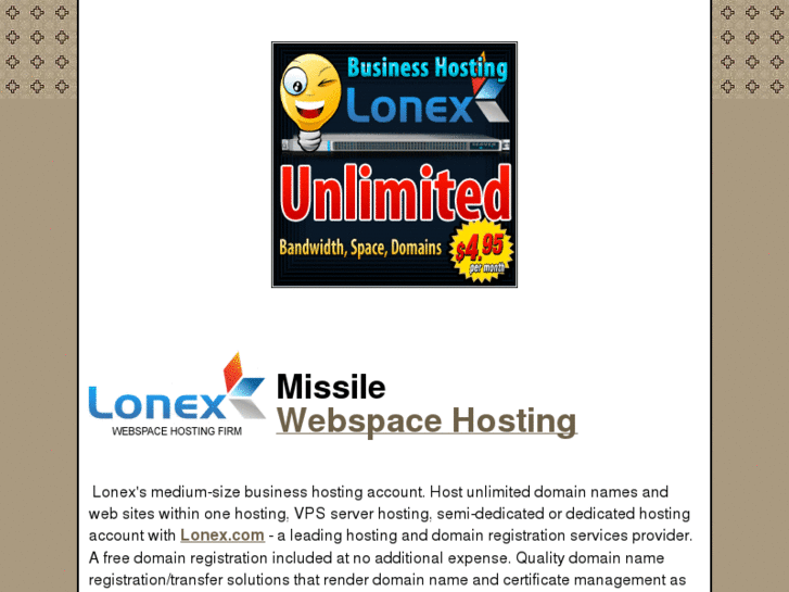 www.missilewebspacehosting.com