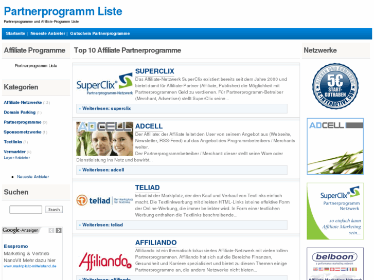 www.partnerprogramm-liste.de