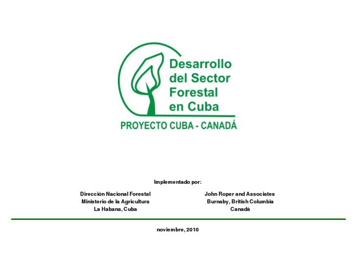 www.proyectoforestalcuba.org