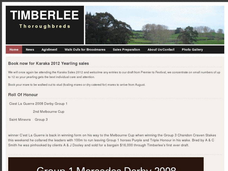 www.timberleethoroughbreds.com