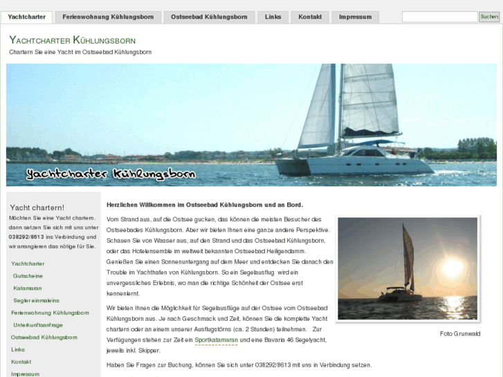 www.yachtcharter-kuehlungsborn.de