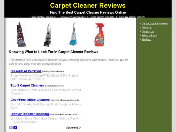 www.carpetcleanerreview.org