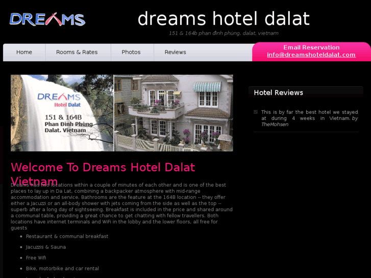 www.dreamshoteldalat.com