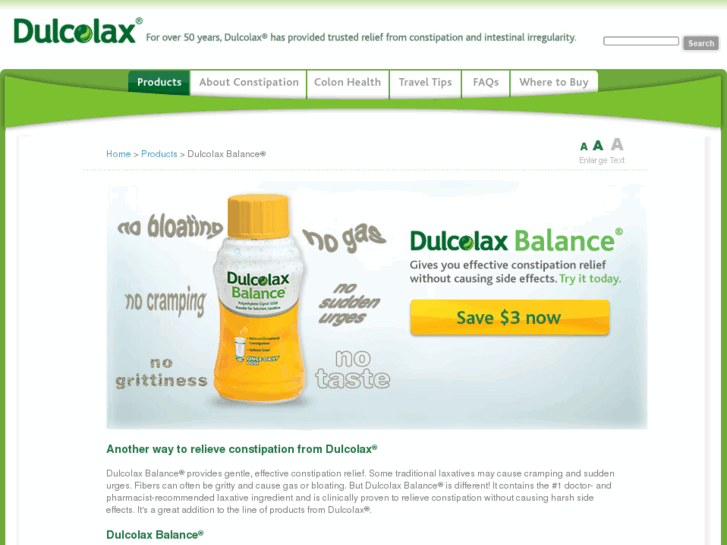 www.dulcolaxbalance.com