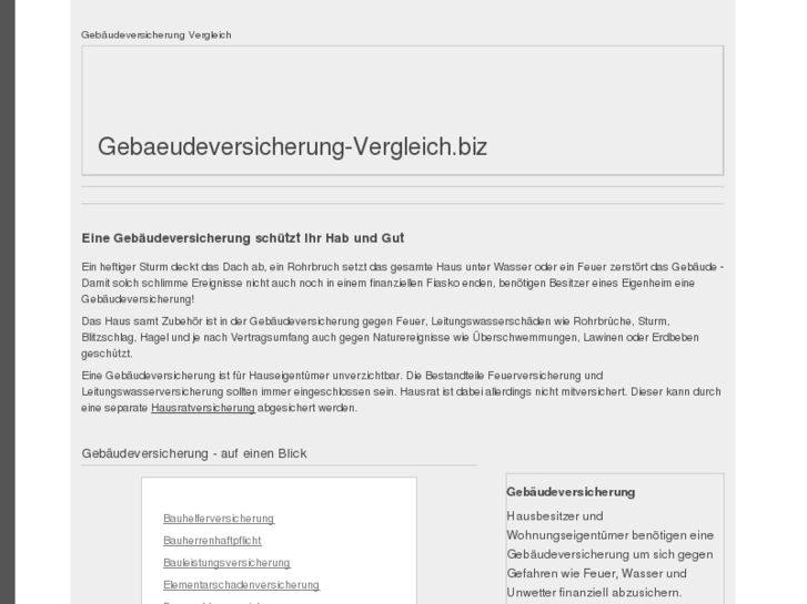 www.gebaeudeversicherung-vergleich.biz