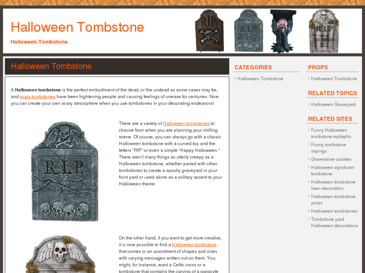 www.halloweentombstone.com