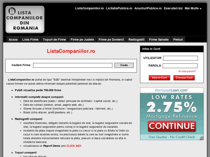 www.listacompaniilor.ro