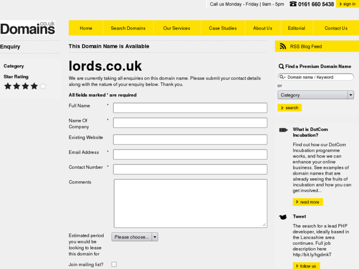 www.lords.co.uk