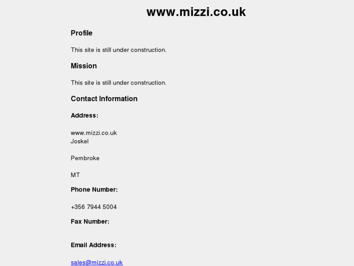 www.mizzi.co.uk