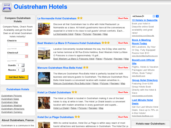 www.ouistrehamhotels.com