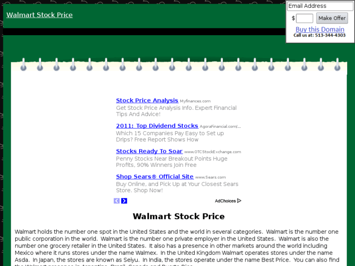 www.walmartstockprice.com