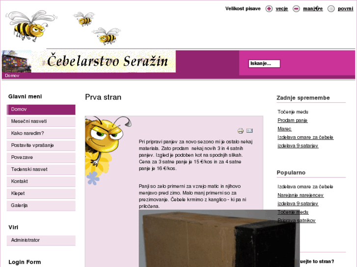 www.cebelarstvo-serazin.com