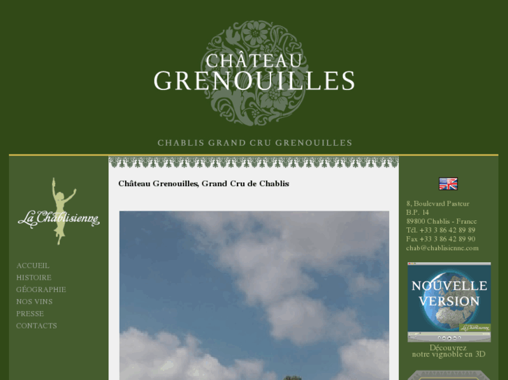 www.chateaugrenouilles.com