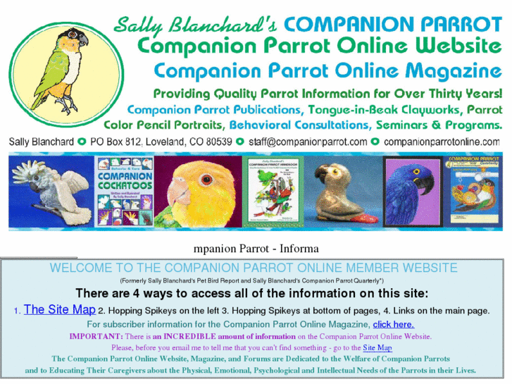 www.companionparrotonline.com