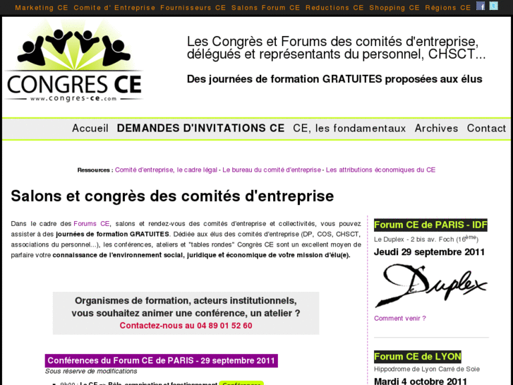 www.congres-ce.com