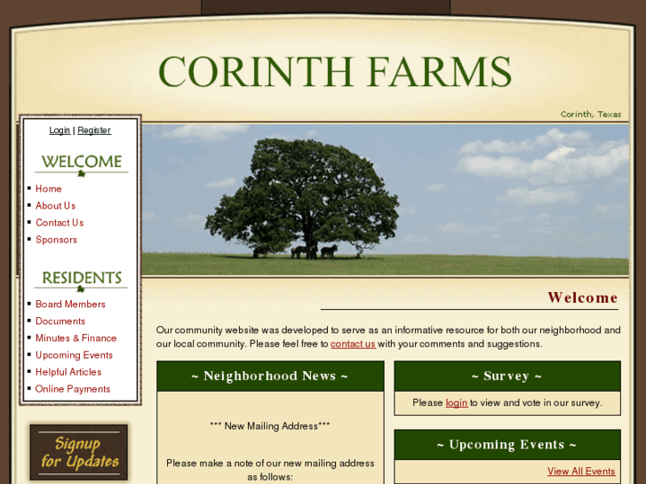 www.corinthfarmshoa.com