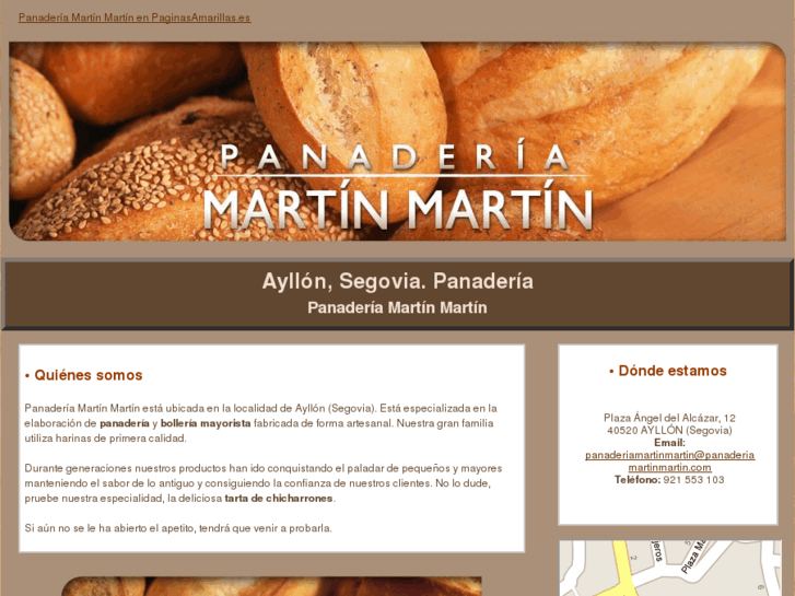 www.panaderiamartinmartin.com