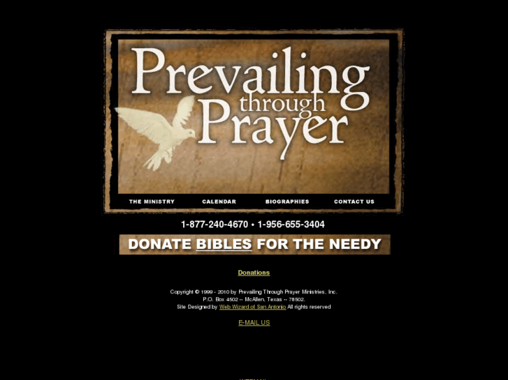 www.prevailingthruprayer.org