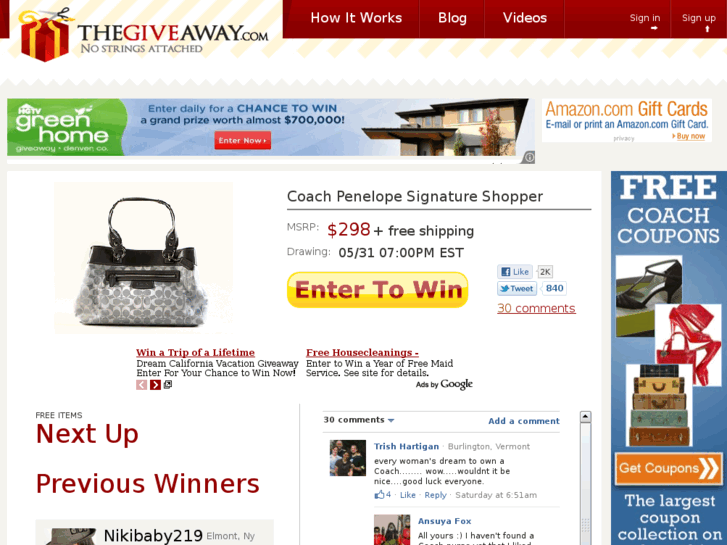 www.thegiveaway.com