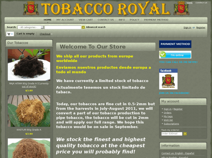 www.tobaccoroyal.com