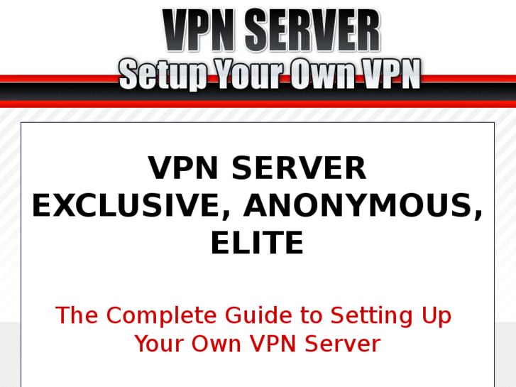 www.vpnserverguide.com