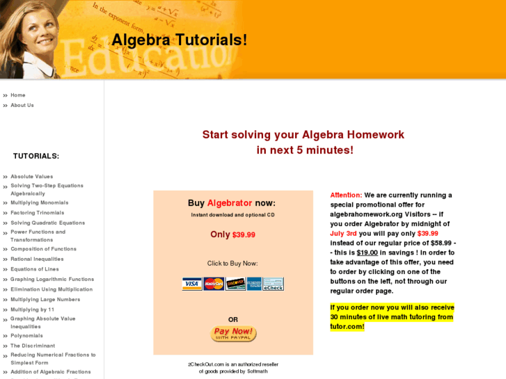 www.algebrahomework.org